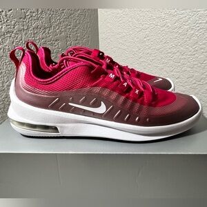 Nike‎ Air Max Axis Sneakers Wild Cherry Pink White Athletic Shoes women’s 9.5